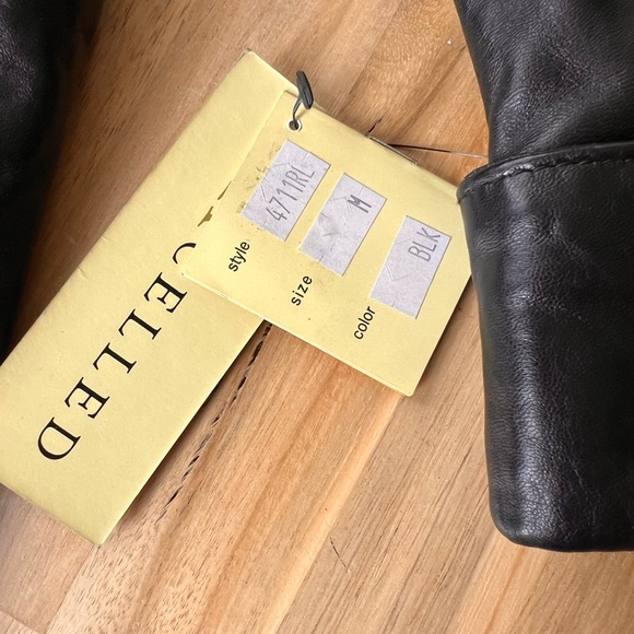 Vintage Excelled Black Leather Trench - Picture 5 of 13